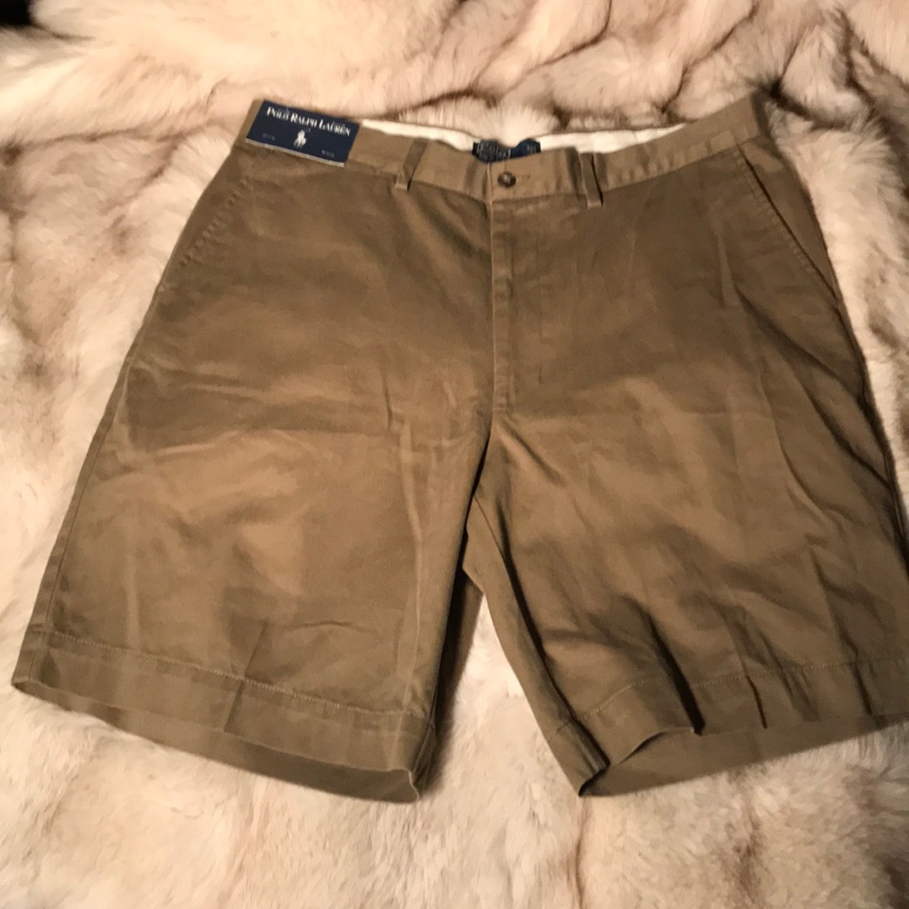 NWT Ralph Lauren Polo Size 36 Olive Shorts
